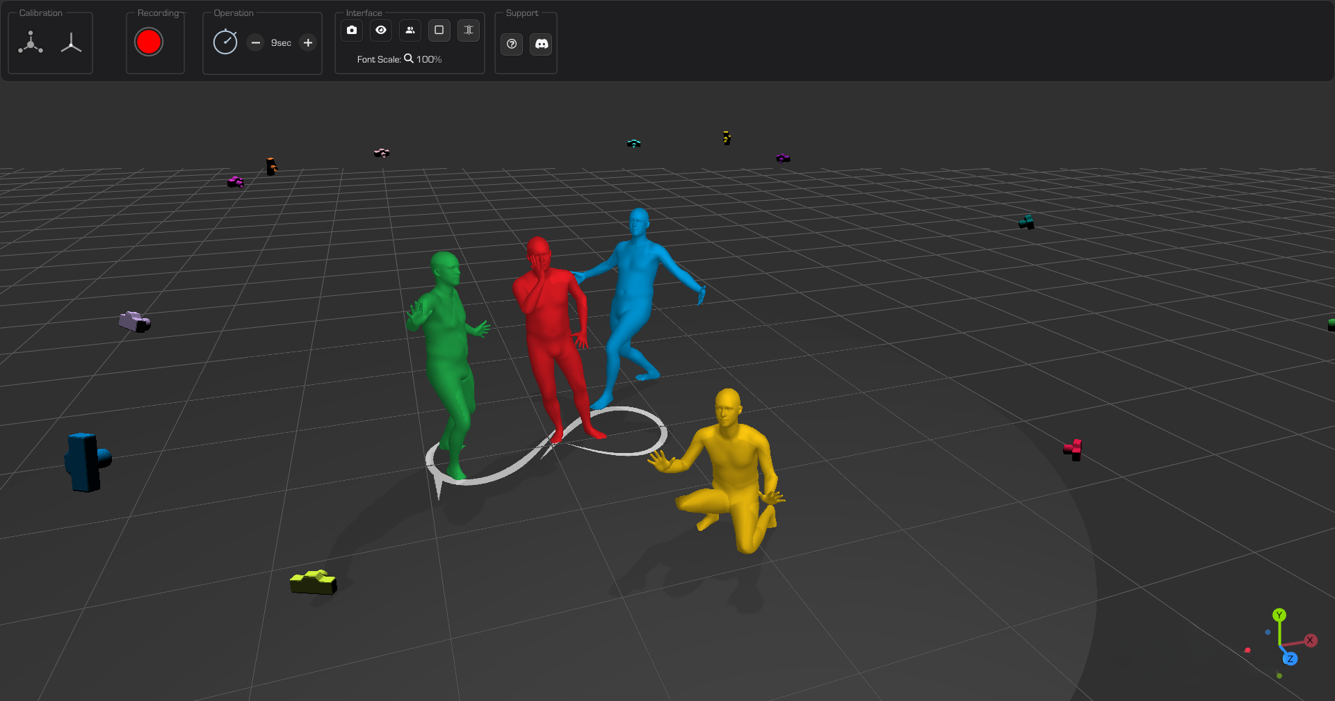 Live MoCap Viewport